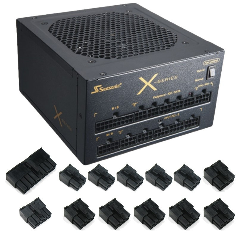Zestaw wtyczek do zasilaczy Seasonic X-series 10 sztuk