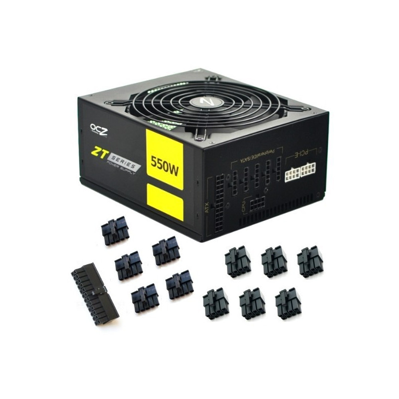 Zestaw wtyczek do zasilaczy OCZ ZT Series 550W / 650W  9 sztuk