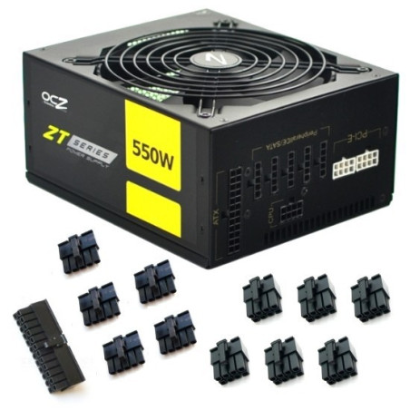 Zestaw wtyczek do zasilaczy OCZ ZT Series 550W / 650W  9 sztuk