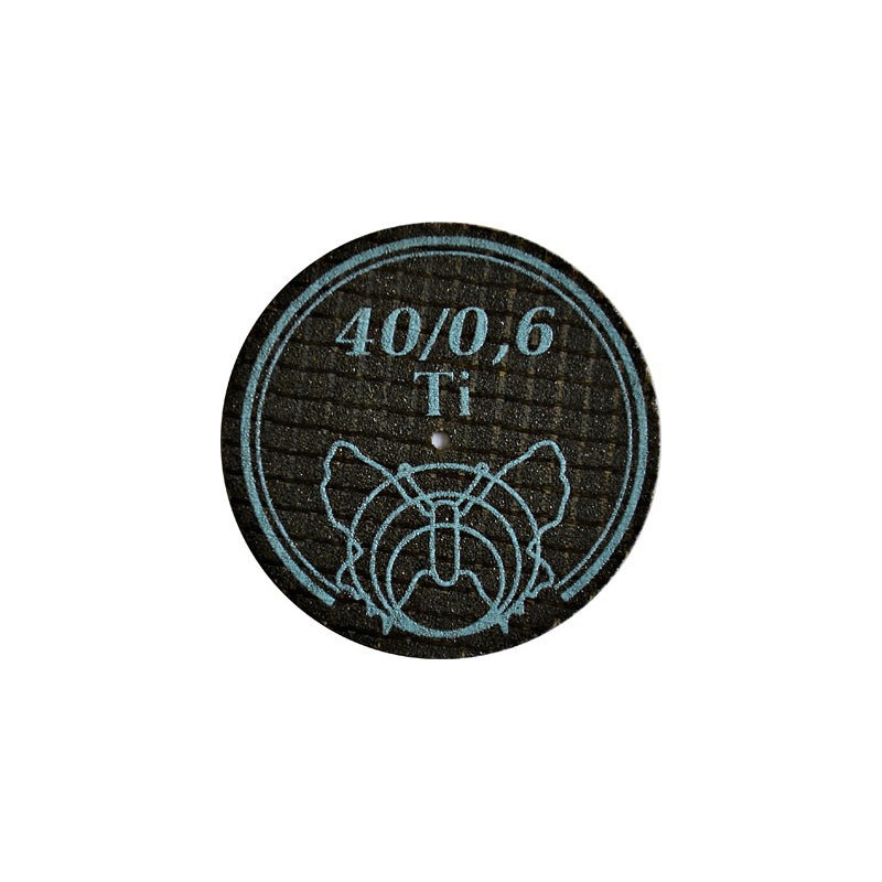 Tarcza tnąca/ściernica do tytanu i tworzyw sztucznych 40mm grubość 0,6mm