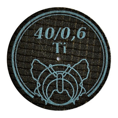 Tarcza tnąca/ściernica do tytanu i tworzyw sztucznych 40mm grubość 0,6mm