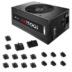 Zestaw wtyczek do zasilacza Corsair AX1500i 18 sztuk